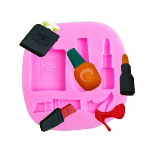 Bakewareind Makeup Perfume Heels Lipstick Silicone Mould - Bakeware India
