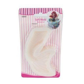 Bakewareind Mermaid Curvy Fish Tail Silicone Mould - Bakeware India