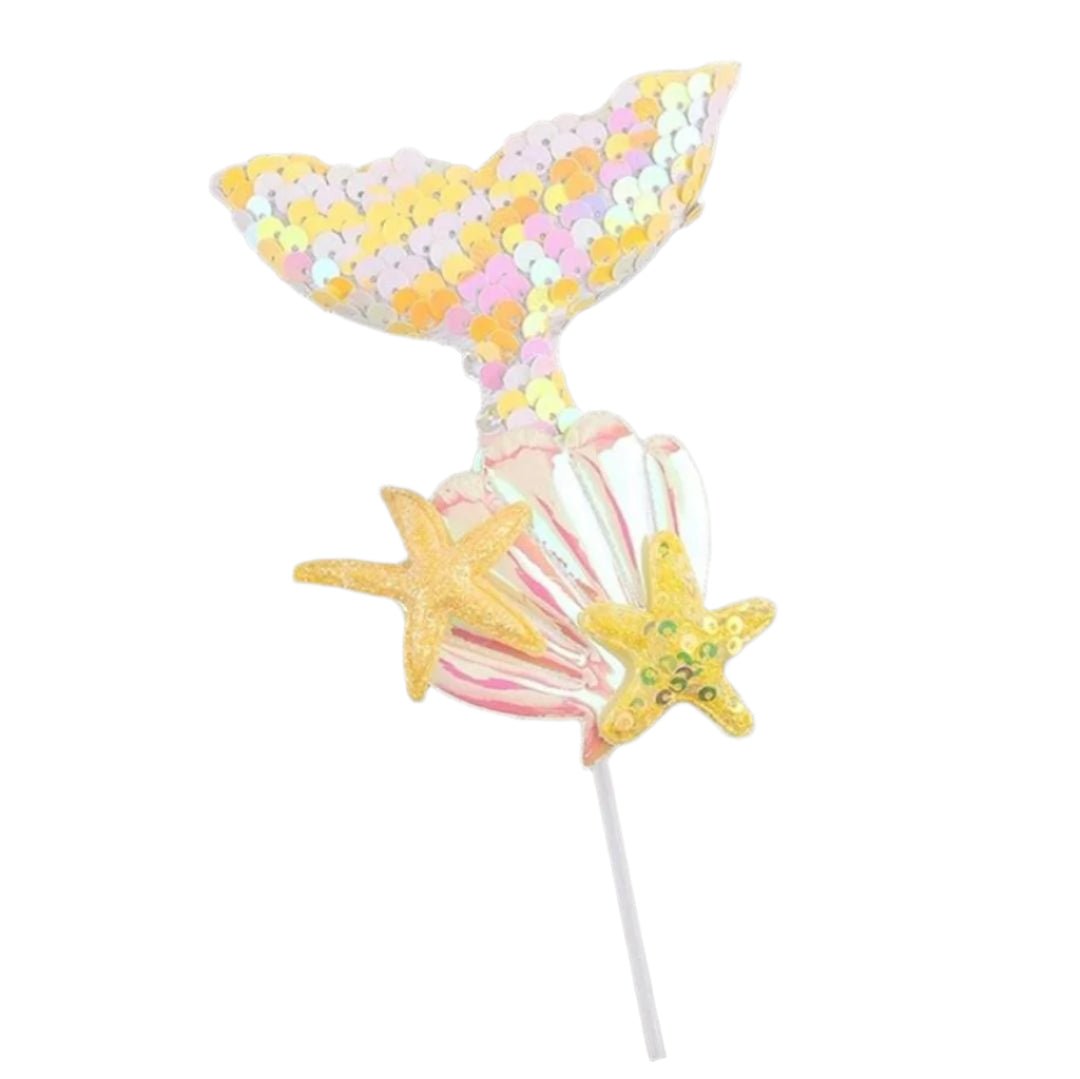 Bakewareind Mermaid Tail Cake Decoration Cake Topper, 1pcs (select color) - Bakeware India