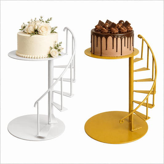 Bakewareind Metal Stairway Cake Separator Stand, [Select Color] - Bakeware India