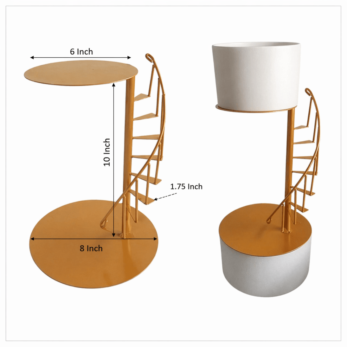 Bakewareind Metal Stairway Cake Separator Stand, [Select Color] - Bakeware India