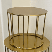 Bakewareind Metallic Cake Spacer Gold , (select size) - Bakeware India