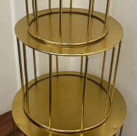 Bakewareind Metallic Cake Spacer Gold , (select size) - Bakeware India