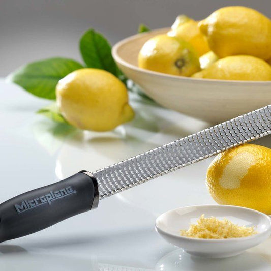 Bakewareind Microplane Zester Grater Stainless Steel Tool with Plastic Protective Cover - Bakeware India