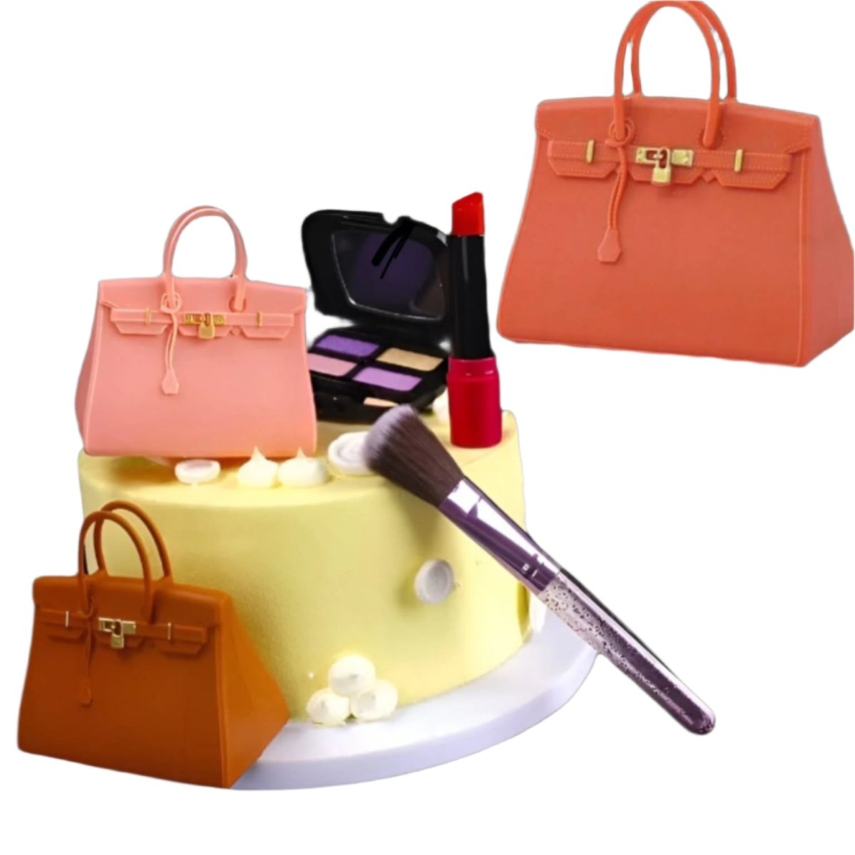 Bakewareind Mini Birkin Handbag Toy Cake Decoration Cake Topper - Bakeware India