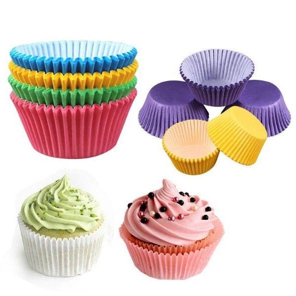 Bakewareind Multi Assorted Muffin Liners 200pc pack - Bakeware India