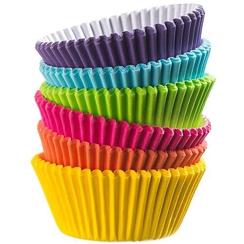 Bakewareind Multi Assorted Muffin Liners 200pc pack - Bakeware India