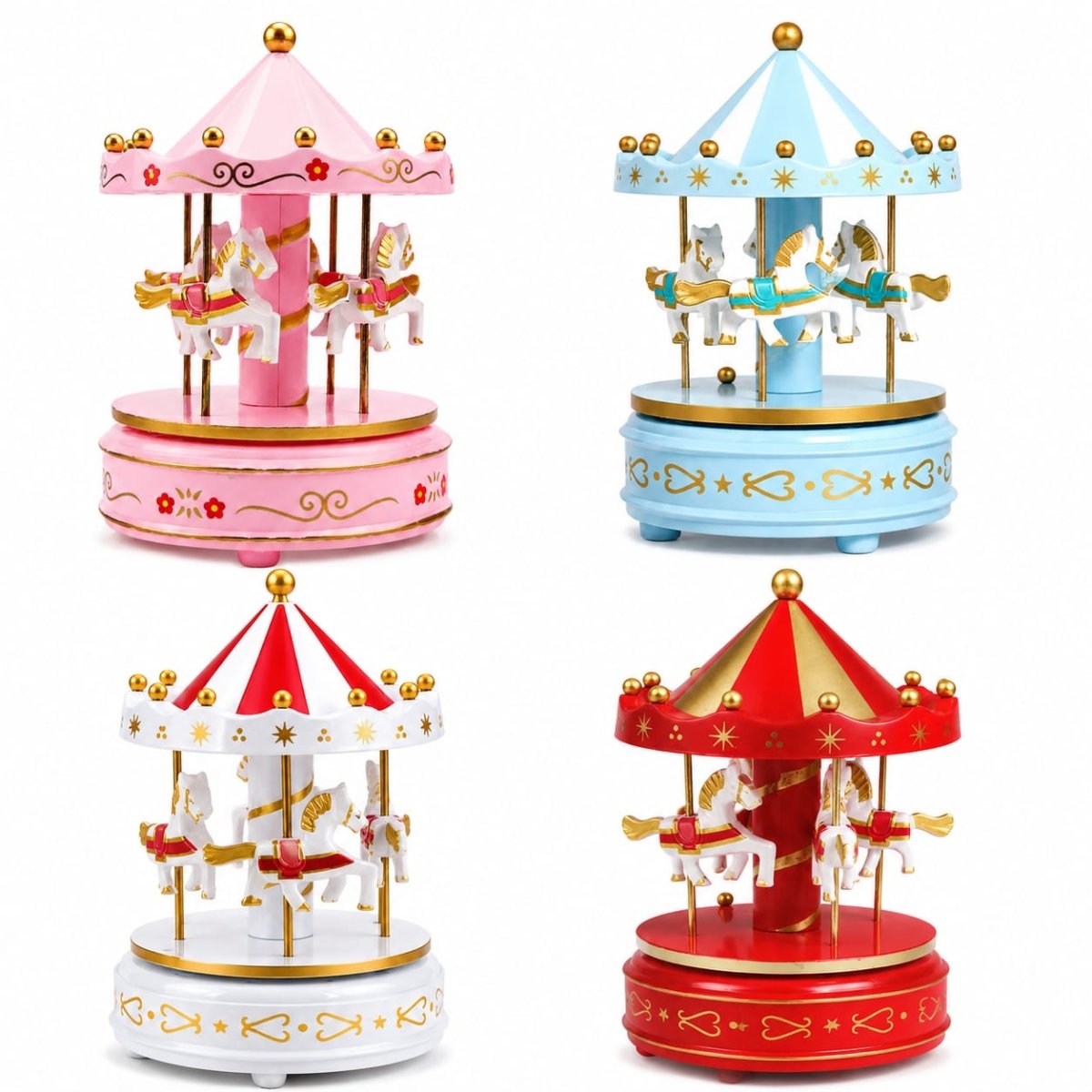 Bakewareind Musical Carousel Cake Topper Cake Decoration - Bakeware India