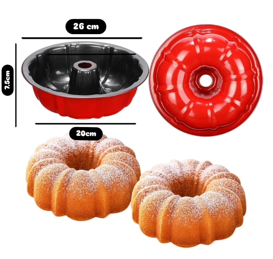 Bakewareind Nonstick Flower Shape Bundt Cake Pan - Bakeware India