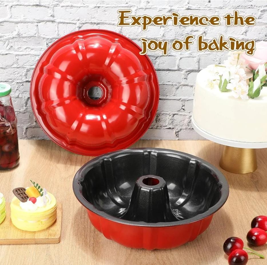 Bakewareind Nonstick Flower Shape Bundt Cake Pan - Bakeware India