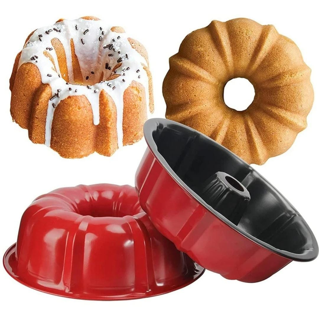 Bakewareind Nonstick Flower Shape Bundt Cake Pan - Bakeware India