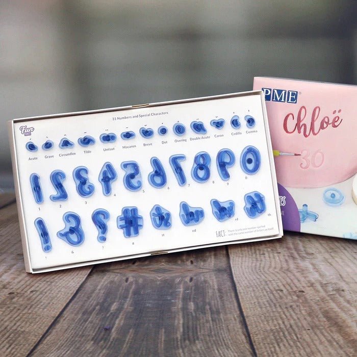 Bakewareind Numerals & Special Characters Cutter Set - Bakeware India