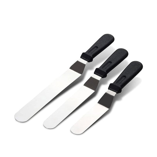 Bakewareind Offset Icing Palette Knife,Stainless Steel, ( Select Size ) - Bakeware India