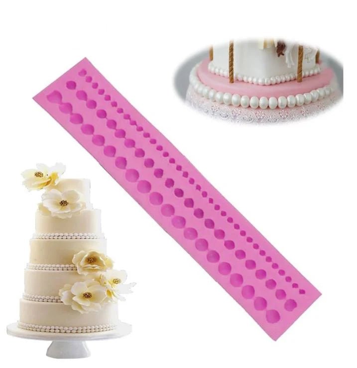 Bakewareind Pearl Lace Silicone Mould,3cavity - Bakeware India