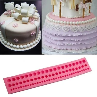 Bakewareind Pearl Lace Silicone Mould,3cavity - Bakeware India