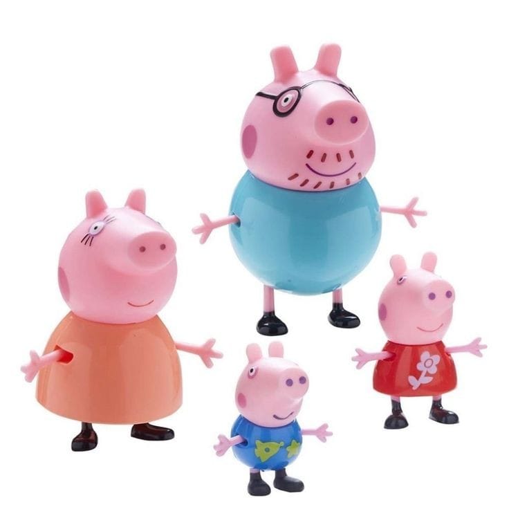 Bakewareind Peppa Pig Toys Cake Topper,4pcs - Bakeware India