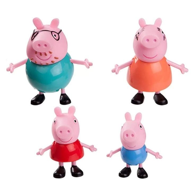 Bakewareind Peppa Pig Toys Cake Topper,4pcs - Bakeware India