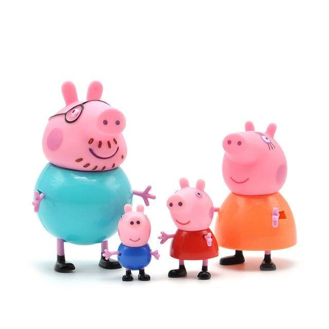 Bakewareind Peppa Pig Toys Cake Topper,4pcs - Bakeware India