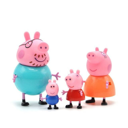 Bakewareind Peppa Pig Toys Cake Topper,4pcs - Bakeware India