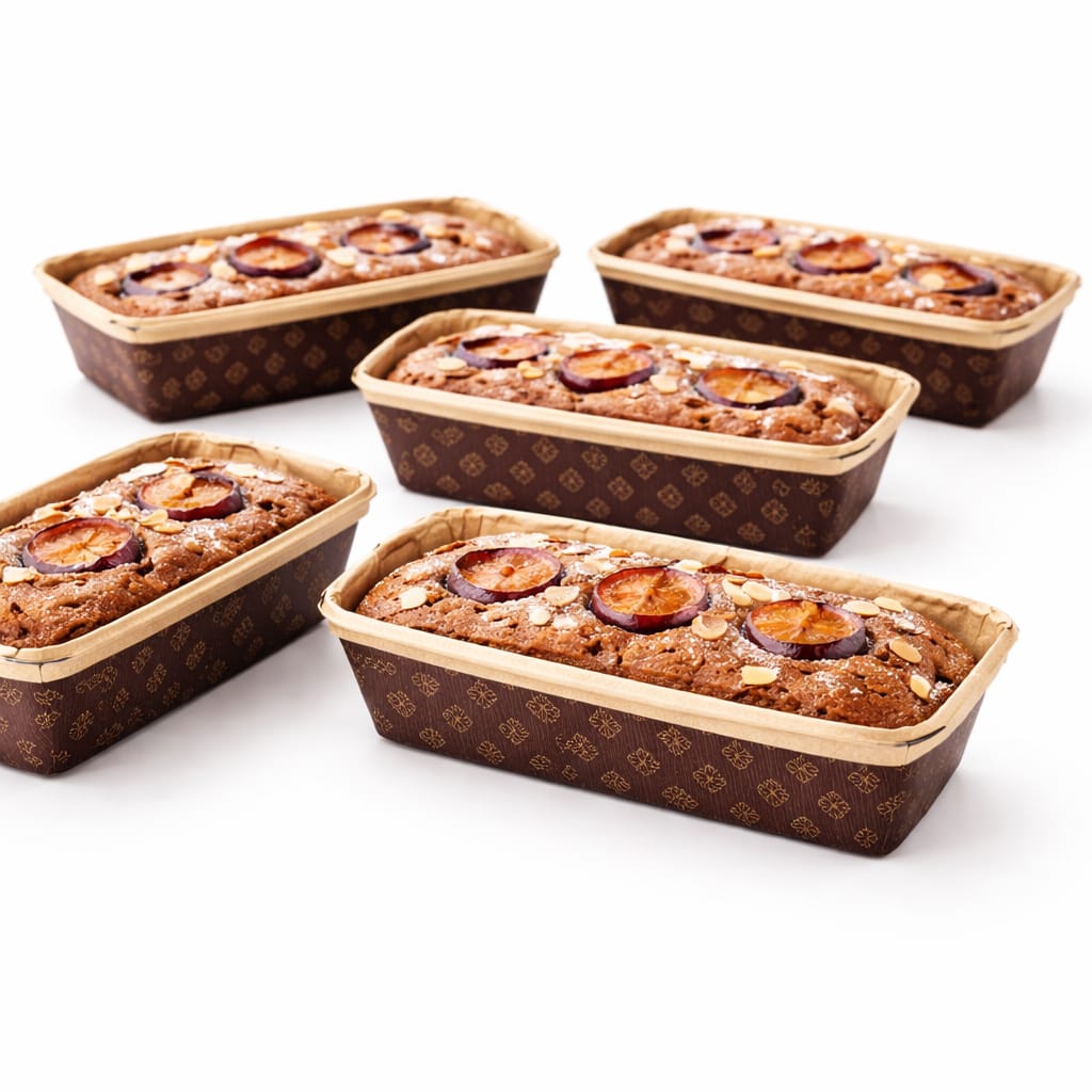Bakewareind Plum Cake Bake & Serve Liner 10pc ,600gram - Bakeware India