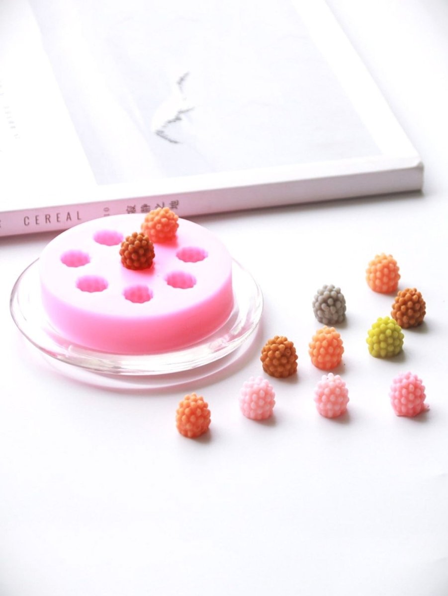Bakewareind Raspberry Berry Fondant Chocolate Cake Silicone Mould, 9 cavity - Bakeware India