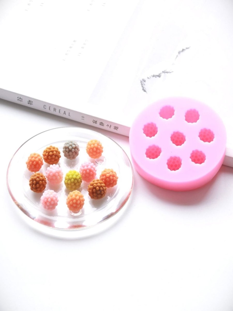 Bakewareind Raspberry Berry Fondant Chocolate Cake Silicone Mould, 9 cavity - Bakeware India