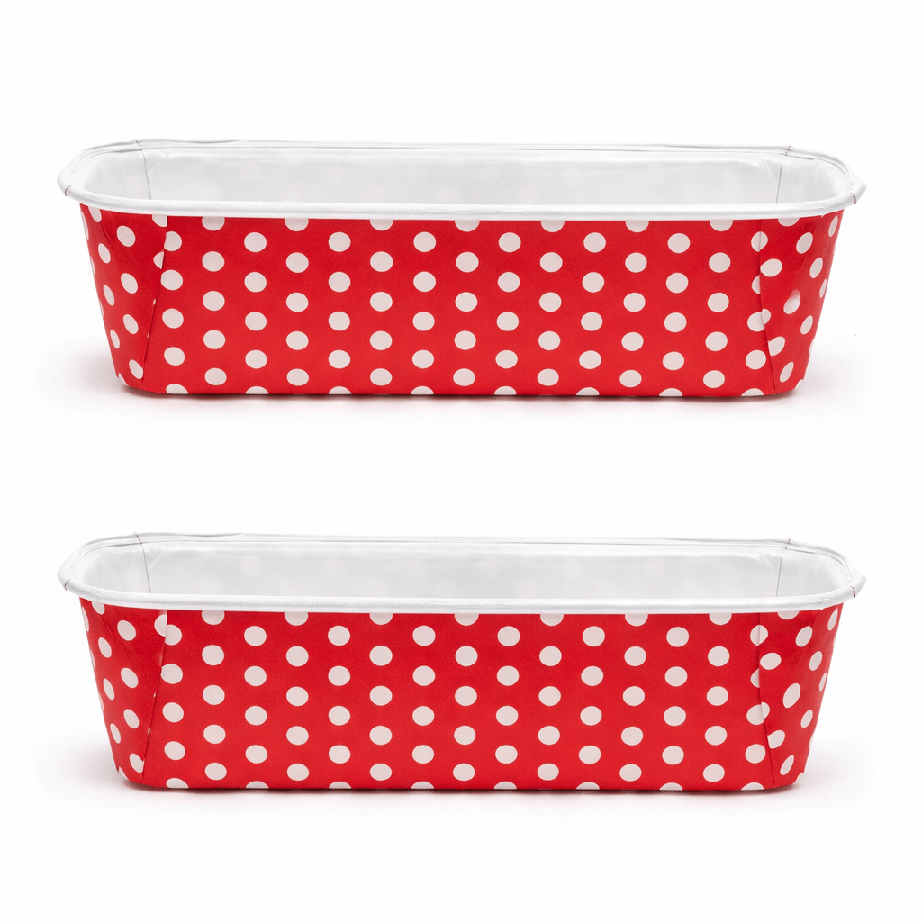 Bakewareind Red Plum Loaf Bake And Serve Liners , 10pcs - Bakeware India