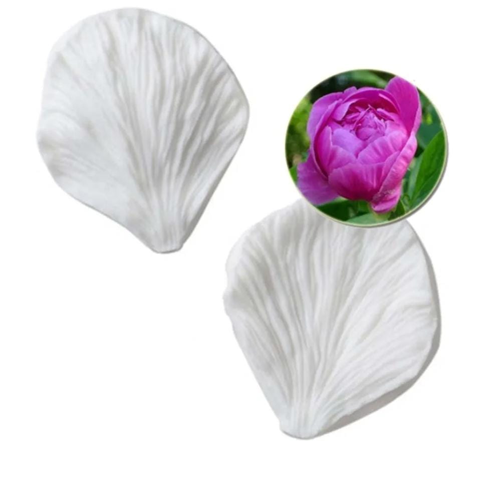 Bakewareind Rose Double Sided Leaf Veiner Silicone Mould, 2pc - Bakeware India