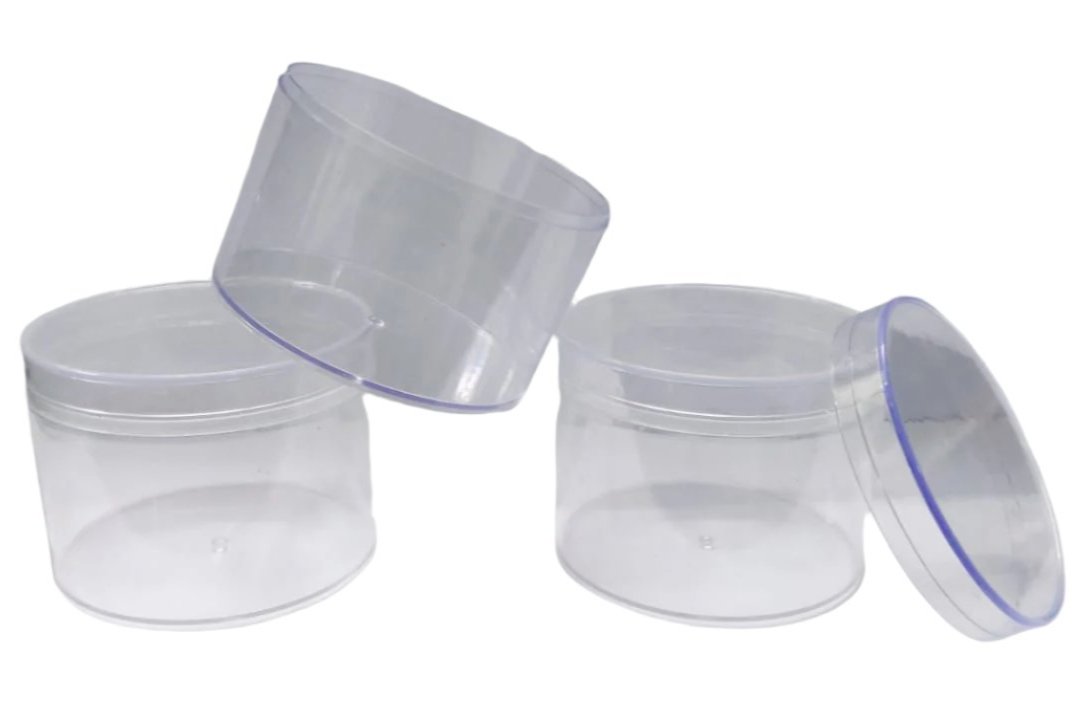 Bakewareind Round Crystal Dessert Cake Boxes with Lid 10pc pack - Bakeware India