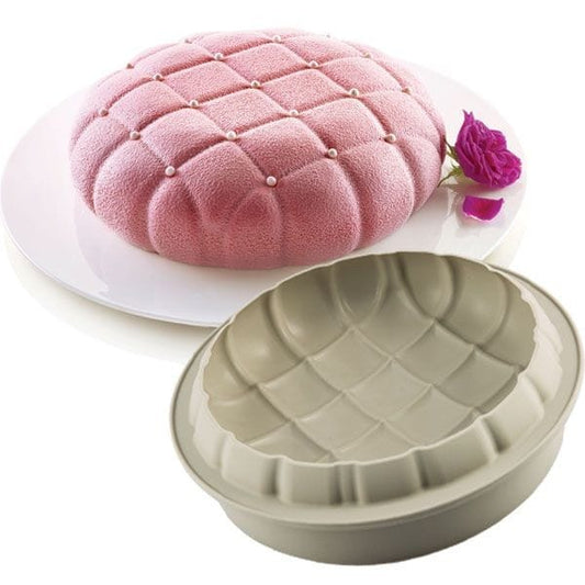 Bakewareind Round Pillow Entremet Cake Silicone Mould - Bakeware India