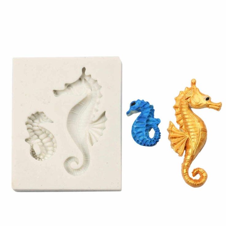 Bakewareind Sea horse Fish Underwater Silicone Mould - Bakeware India