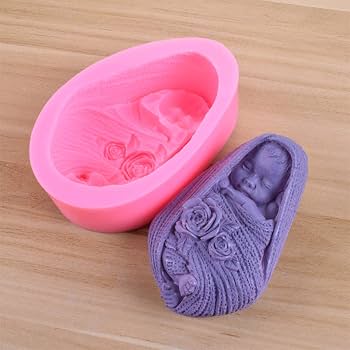 Bakewareind Sleeping Baby Silicone Mould - Bakeware India
