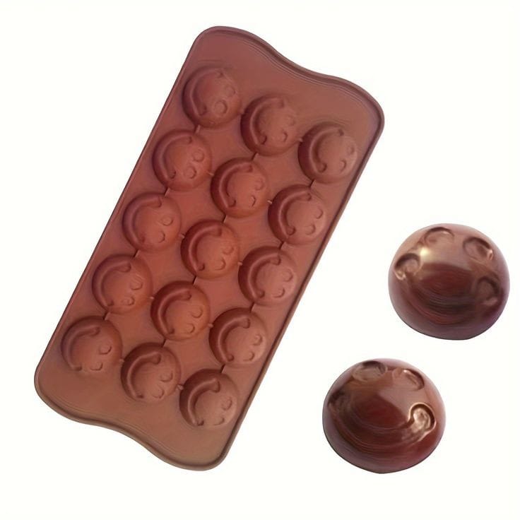 Bakewareind Smile chocolate silicone mould - Bakeware India