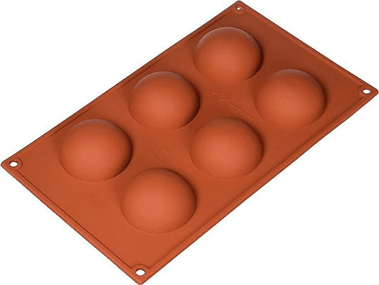 Bakewareind Sphere Round Silicone Cake Mould, 9 cavity - Bakeware India