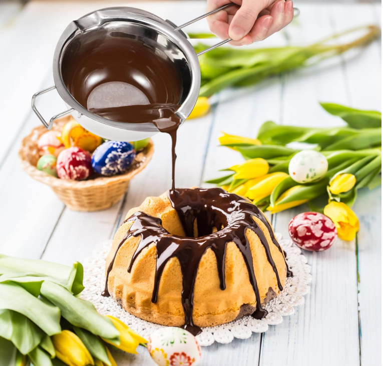 Bakewareind Stainless Steel Melting Pot For Chocolate/ Wax - Bakeware India