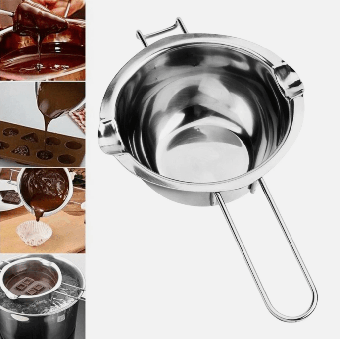 Bakewareind Stainless Steel Melting Pot For Chocolate/ Wax - Bakeware India