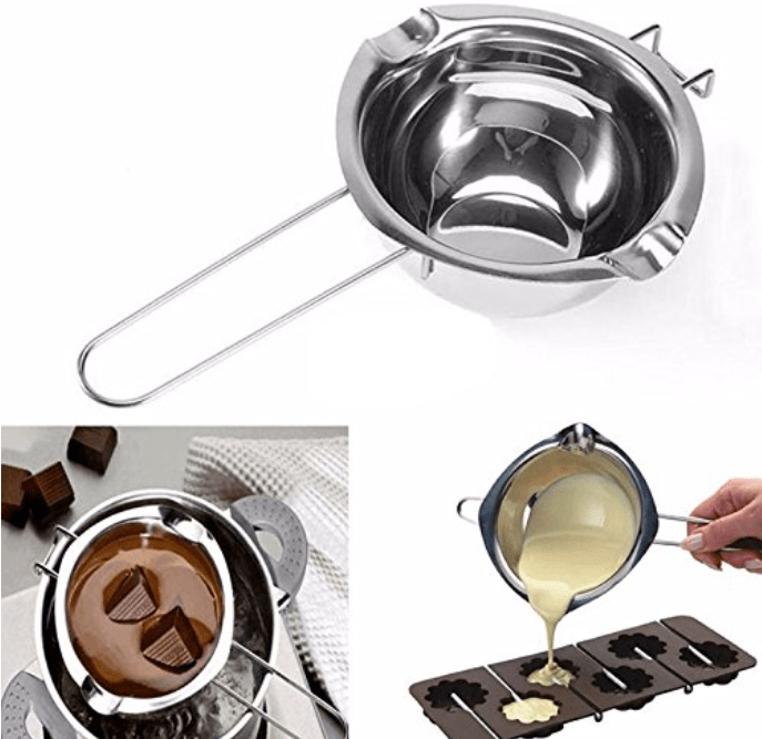 Bakewareind Stainless Steel Melting Pot For Chocolate/ Wax - Bakeware India