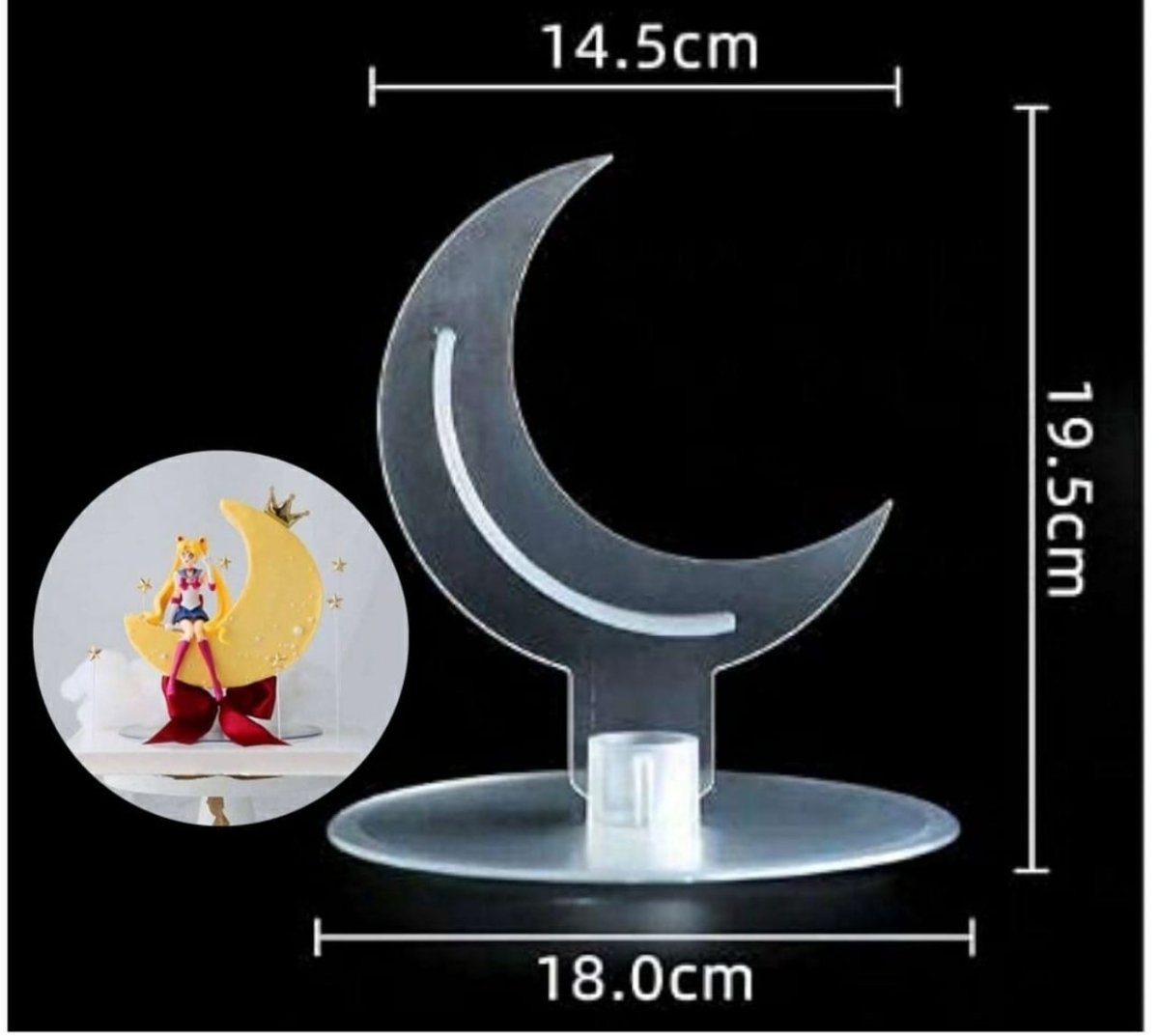 Bakewareind Standing Moon Acrylic Cake Stand - Bakeware India