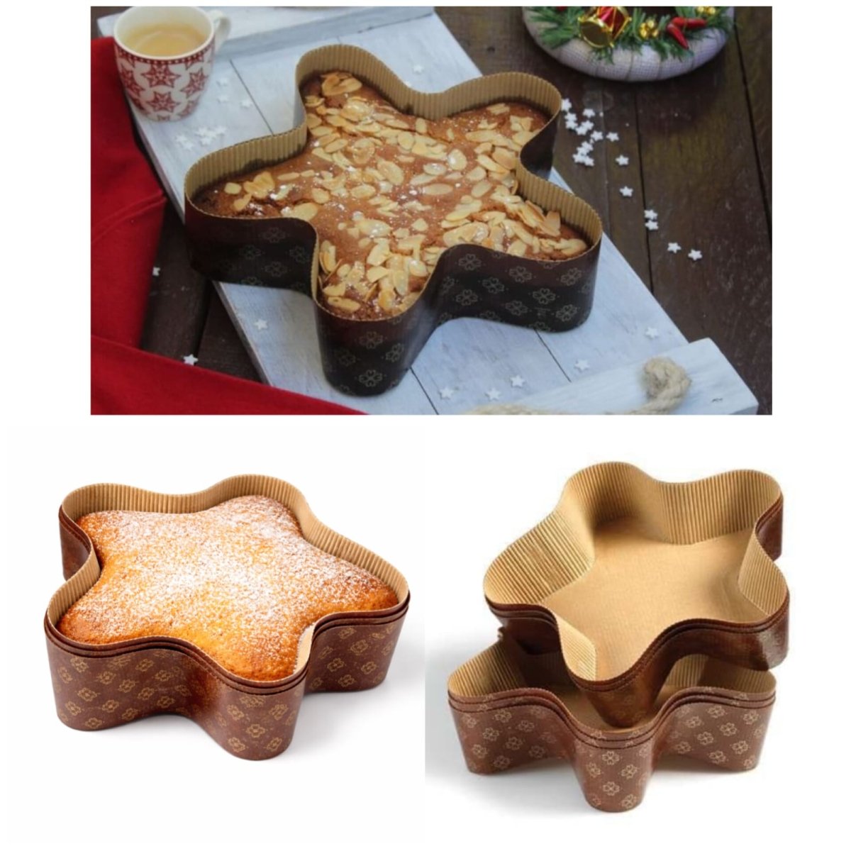 Bakewareind Star Bake and serve 5pcs set - Bakeware India