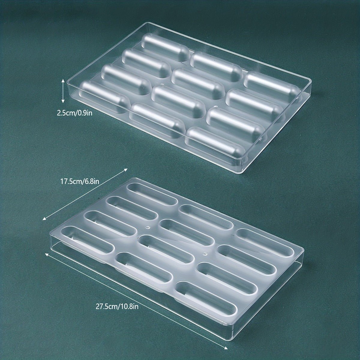 Bakewareind Stick Chocolate polycarbonate Mould, 12 Cavity - Bakeware India