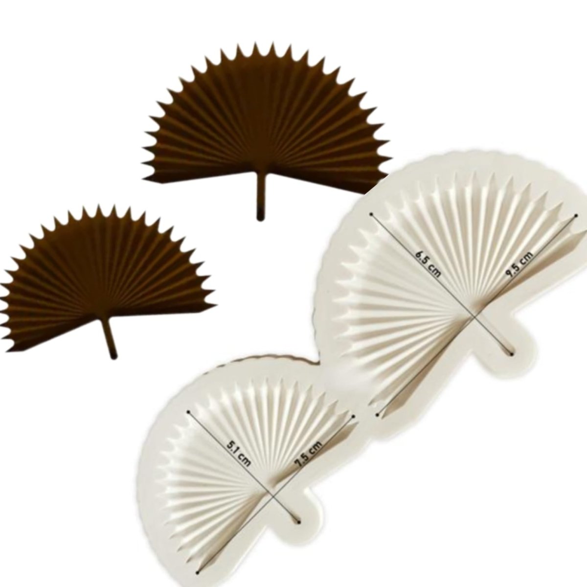 Bakewareind Sun Palm Fan Silicone Mould - Bakeware India