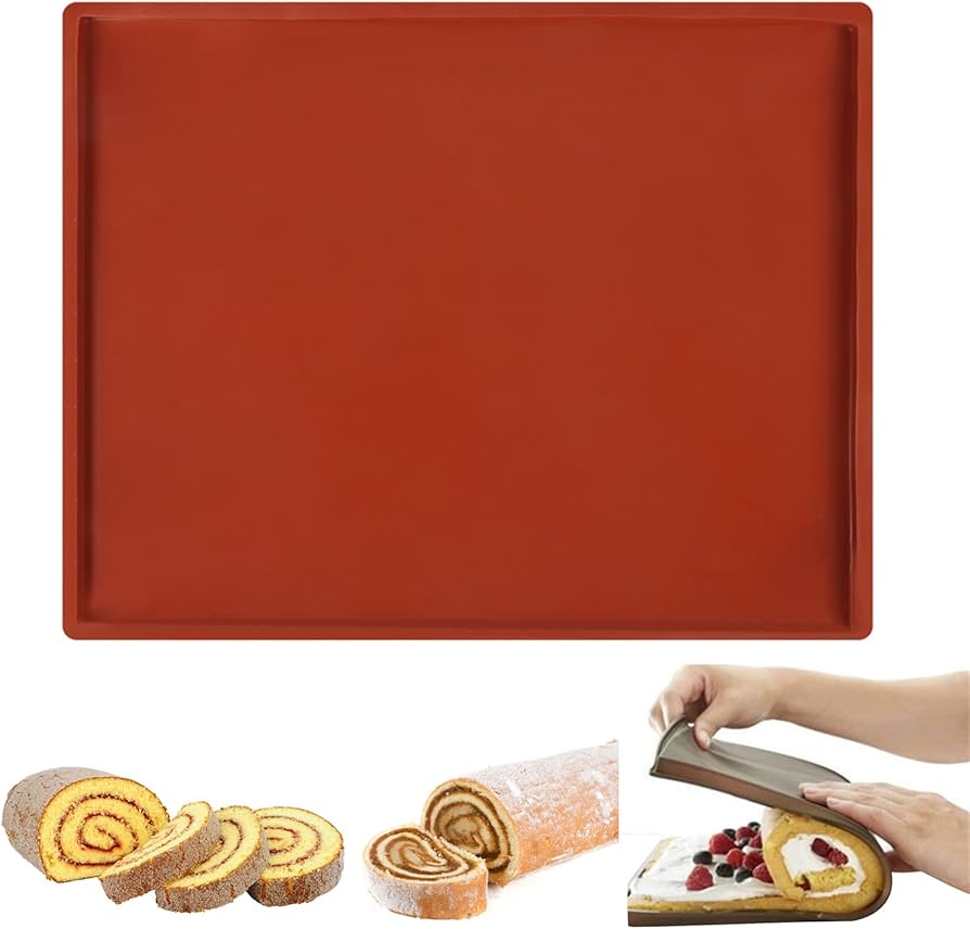 Bakewareind Swissroll Cake Silicone Relief Texture Mat - Bakeware India