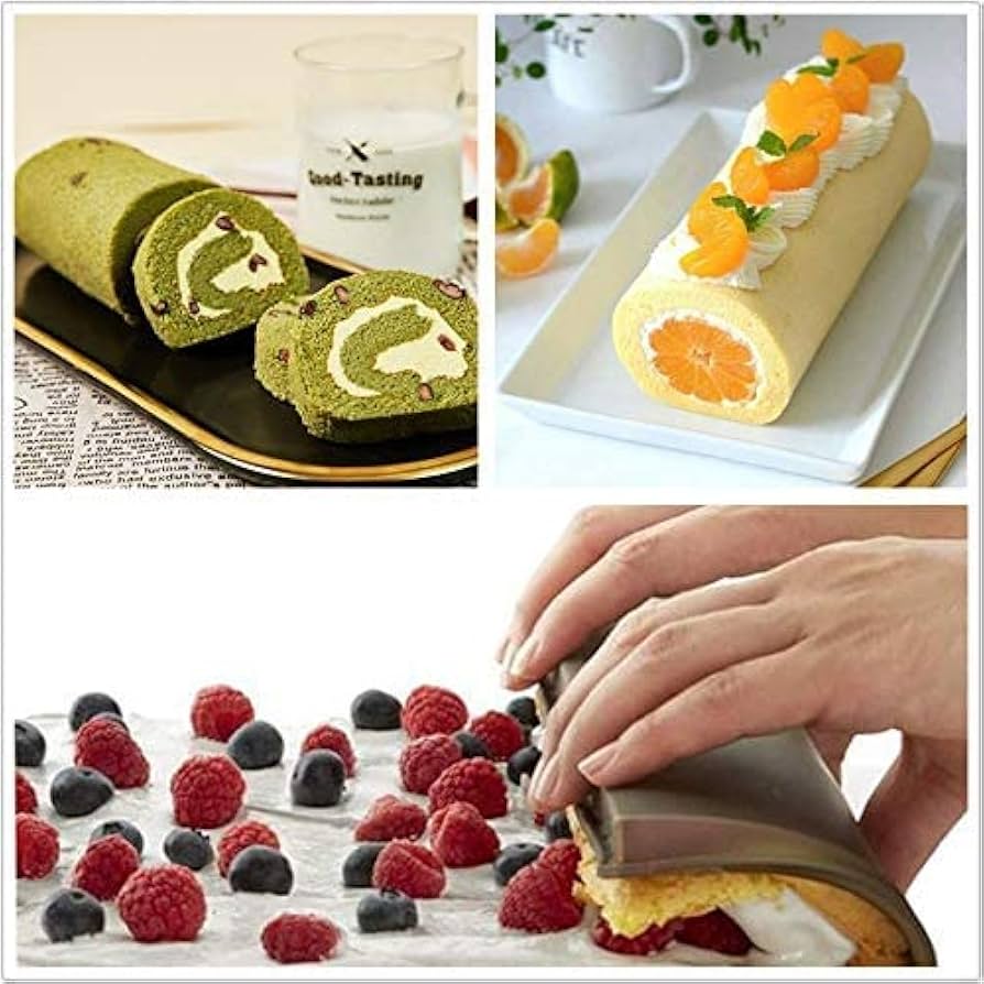 Bakewareind Swissroll Cake Silicone Relief Texture Mat - Bakeware India