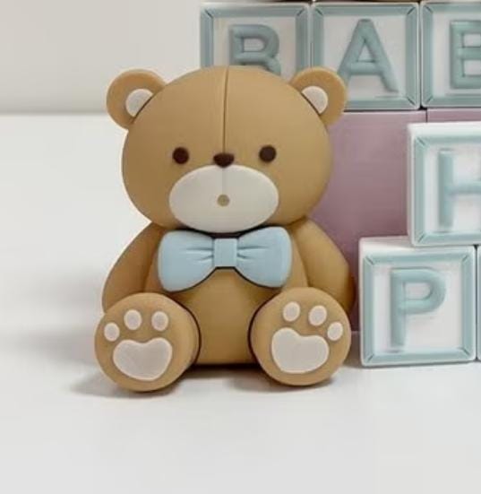 Bakewareind Teddy Bear Toy Cake Decoration Cake Topper - Bakeware India