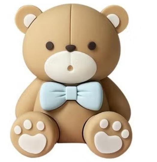 Bakewareind Teddy Bear Toy Cake Decoration Cake Topper - Bakeware India
