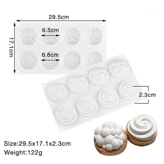 Bakewareind Top Garnish Entremet Silicone Mousse Cake Mould - Bakeware India