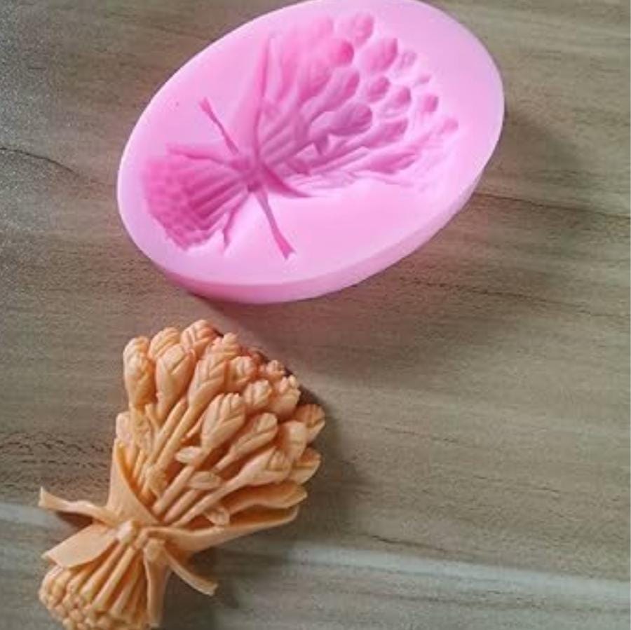 Bakewareind Tulip Rose Bouquet Silicone Mould Fondant Mould - Bakeware India