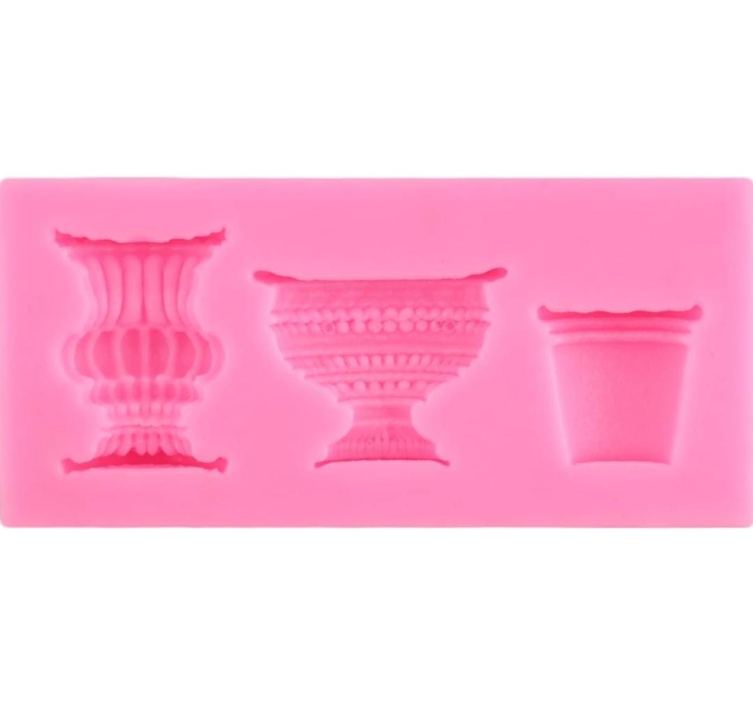 Bakewareind Vase Shape Silicone Fondant Cake Mould - Bakeware India