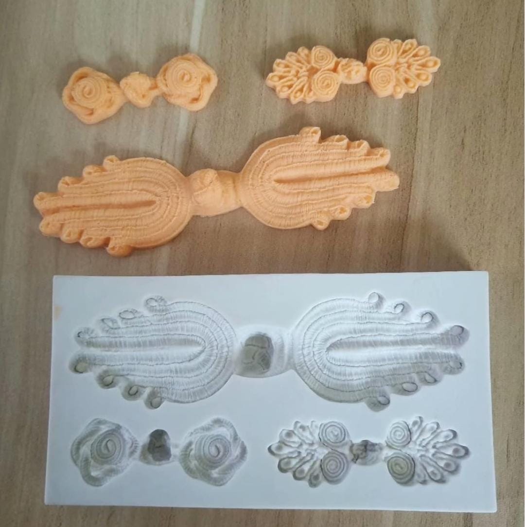 Bakewareind Vintage Baroque Border Silicone Fondant Cake Mould - Bakeware India