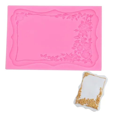 Bakewareind Vintage Frame Silicone Mould - Bakeware India